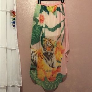 High low skirt